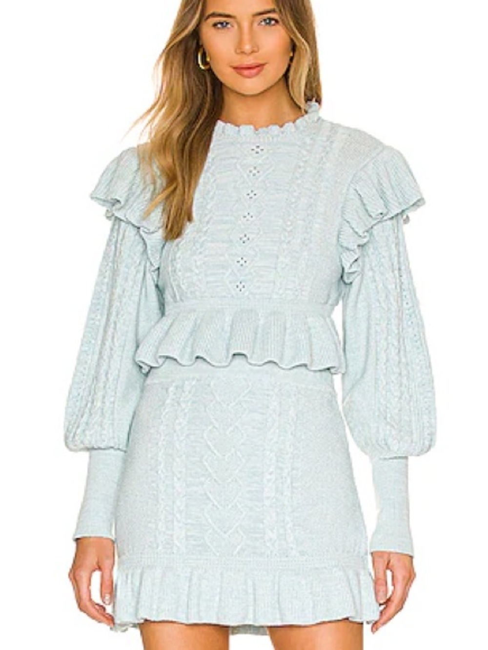 Majorelle Light Blue Sweater Set